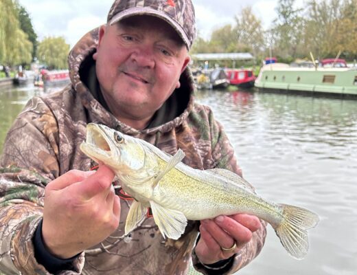 Zander fishing on the River Ouse