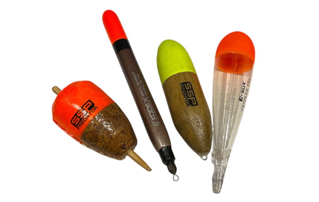 Selection of pike float styles